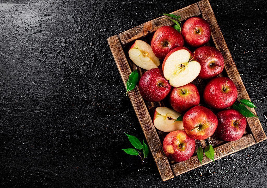 Органическое яблоко